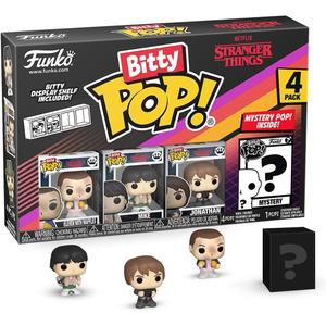 Funko Pop Bitty: Stranger Things - Eleven with Waffles, Mike, Jonathan, and Mystery Chase Figure - and A Surprise Mystery Mini Figure - 0.9 Inch (2.2 Cm) Collectable