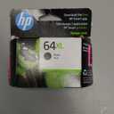 HP 64XL Black High-Yield Ink Cartridge | Works with Envy Inspire 7250e, 7950e; Envy Photo 6200, 7100, 7200, 7800, 7900; Tango Series | Eligible for Instant Ink | N9J92AN