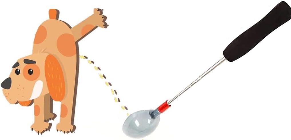 Dog Cat Urine Collector - Telescopic Urine Sample Catcher extends to 32",Reuseable,Handy,Clean,Simple and Non-invasive Method to Get a Fresh Urine sample from Male/Female Dogs Cats