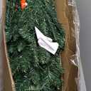 6 FT Pre-lit Christmas Tree Spruce with Remote Control, 300 Warm White Multi-Color Changing LED Lights, Artificial Hinged/Feel Real/Realistic for Home, Holiday Decoration Dual Color LED (Green Green)