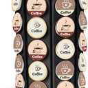 K Cup Holder, Coffee Pod Storage Carousel Holder Organizer Compatible with 40 Keurig Kcup Pods, New Modern Design for Home or Office Kitchen Counter Organizer (Black)