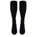 Truform Travel Compression Socks for Men and Women, 15-20 Knee High Over Calf Length, Black, X-Large