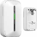 SITERWELL Plug in Carbon Monoxide Detector 10 Year Battery, CO Alarm Detector with Electrochemical Sensor and Sound Warning, AC Powered Portable Carbon Monoxide Detector for Home Office Travel,1-Pack