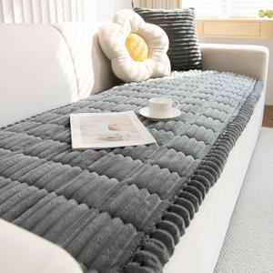 Pet Couch Cover Dogs Washable Non-Slip Couch Protector Fuzzy Cat Sofa Covers for 3 Cushion Sofa Pet Friendly Couch Protector Dog Mat for Couches and Sofas Dark Gray, 27.6 x 59.06 Pet Couch Cover Dogs Washable Non-Slip Couch Protector Fuzzy Cat Sofa Covers for 3 Cushion Sofa Pet Friendly Couch Protector Dog Mat for Couches and Sofas Dark Gray, 27.6 x 59.06