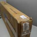 Himix Storage Shelves with 20 Hooks, 4-Tier Foldable Shelves for Storage, Folding Shelf Unit Pantry Shelves with Wheels, Metal Shelving Storage Rack Shelf for Kitchen Garage Home, Black - No Assembly