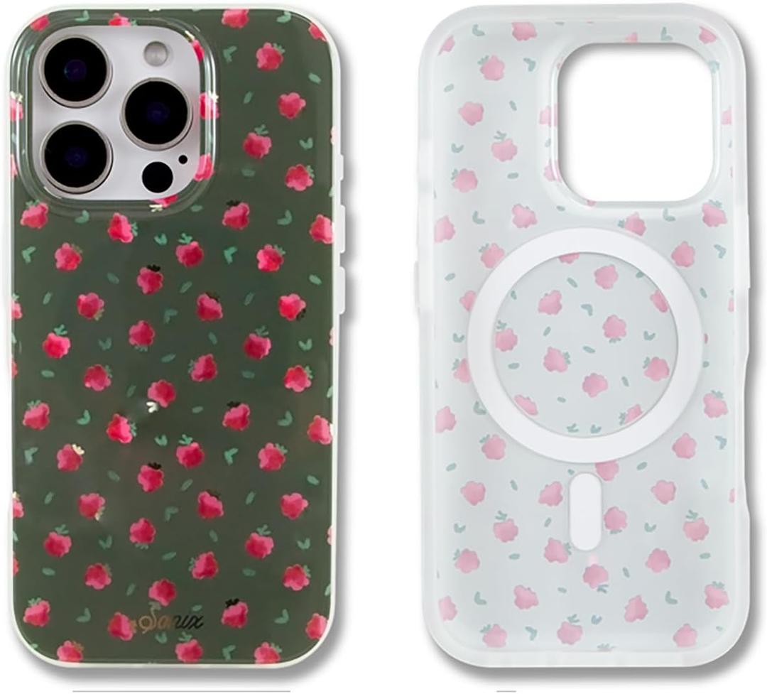 Sonix Case for iPhone 16 Pro | Compatible with MagSafe | 10ft Drop Tested | Raspberry Delight