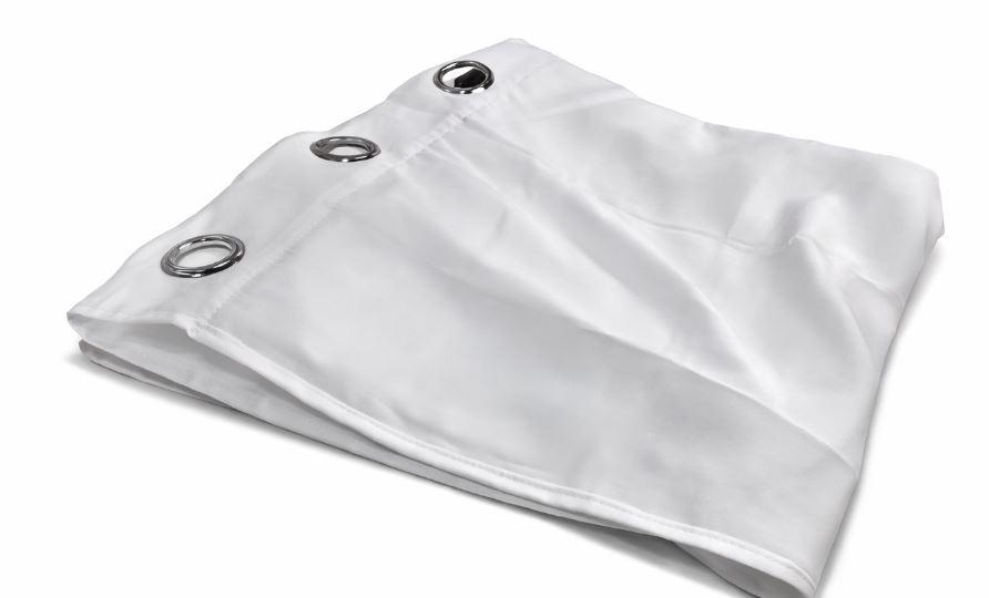 Black And White Curtain, 52"x 90", 2Pcs