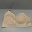 LetsJoli Bras for Women Supportive Wireless Push Up Bra Full Coverage No Underwire Seamless Plus Size for Older Women (4XL, Beige)