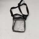 Cozmoz Clear Crossbody Purse Bag, Clear Bag Stadium Approved with Front Pocket for Concerts Sports Festivals