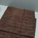 Pack of 2 Corduroy Decorative Throw Pillow Covers 20x20 InchSoft Boho Striped Pillow Covers Modern Farmhouse Home Decor for Sofa Living Room Couch BedDark Brown