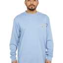 Carhartt L76134 Men Blue Force Flame-resistant Long-sleeve Cotton T-Shirt Size XL
