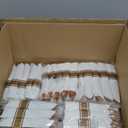 Nervure 700PCS Gold Plastic Plates - Gold Plastic Dinnerware Sets for 100 Guests - 200 Disposable Plates, 300 Silverware, 100 Cups, 100 Napkins for Wedding & Party & Thanksgiving (White and Gold)