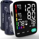 Asnaghi Blood Pressure Monitor for Home Use,Automatic Upper Arm Blood Pressure Machine with 3x199 readout,5.4 inch LED Large Screen,Adjustable Two Cuff 9/17 or 13/21 inches XL Cuff