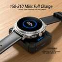 2000mAh Portable Wireless Charger, Charging Dock for Samsung Galaxy Watch 8/7/6/5/4, Watch 8/6/4 Classic, FE, Ultra, Active 1/2 (1 USB-A to USB-C Cable)