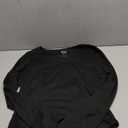 Trendy Queen Womens Long Sleeve Shirts Crop Tops Fall Fashion Solid Square Neck Going Out Basics Tees Y2k Clothes, L