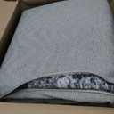 LOVORAL Area Rugs for Living Room: 9x12 Washable Neutral Abstract Rug for Bedroom Large Soft Modern Dining Room Rugs Indoor Floor Low Pile Carpet for Home Office Nursery - Grey