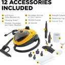 Wagner Spraytech 2494398 905e AutoRight Multi-Purpose Steam Cleaner, 12 Accessories Included, Power Steamer for cleaning