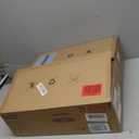 Depuley Modern Ceiling Fan with Light: 19" Flush Mount Low Profile LED Ceiling Fans with Remote & Smart APP Control - White Bladeless Fandelier Dimmable Quiet DC Motor for Bedroom Kids Room 6 Speeds