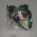 JOYIN 2 Pcs Christmas Lighted Necklace and Santa Hat Headband, Christmas LED Necklace with 9 Bulbs and Xmas Headwear for Holiday Perties Xmas Costume Accessories Party Favors