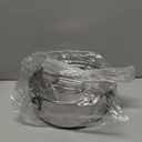 HJJWNDDNG Stainless Steel Flan Pan 1.5QT Capacity Flan Mold with Lid and Spatula, Round Flan Containers for 68QT, Flan Cake Baking Pans, Molde Para Flan