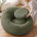 Homkdom Bean Bag Chairs for Adults, Giant Bean Bag Sofa with Back Support, Large
