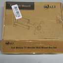 WALI TV Wall Mount Articulating LCD Monitor Full Motion 15 inch Extension Arm Tilt Swivel for Most 13 to 32 inch LED TV Flat Panel Screen with Mounting Holes up to 100x100mm (1330LM), Black