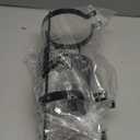 Oxygen Tank Holder for Walker, Rollator & Wheelchair  Fits D & E Size Cylinders  Steel Bracket with Secure Straps  with Cup Holder  Easy Install for 1" or 1 1/8" (2528.6 mm) Tubes