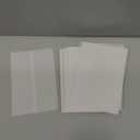 50pcs Vellum Paper for Invitations, 6.1x4.1in Pre-Folded Translucent Vellum Jacket Vellum Wrap Jackets for Wedding Invitations Baby Shower Birthday Invitations