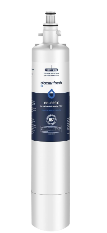 GLACIER FRESH Replacement for RPWFE, RPWF (Built-in CHIP) Refrigerator Water Filter, Compatible with GFE28GYNFS, GFE28GELDS, PFE28KELDS, PFE28KYNFS, GFD28GELDS, PWE23KELDS, PWE23KMKES, 1 Pack