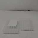 42 Grids Plastic Bead Organizer Beads Storage Containers Bead Holder Organizer Clear Storage Dividers Box for Jewelry Arts and Crafts (9.2*6.5*0.7 inches(1 Pack))