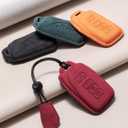 for Lexus Key Fob Cover Premium Suede Full Protection Key Shell Key Case Compatible with Lexus ES is GS NX LS RX RC 300h 350 200t 250 300 F 450h 460 600h Smart Key Fob Remote Key