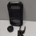 KDD Waterproof Bike Phone Holder - 360 Rotation Motorcycle Phone Mount, Fully Enclosed Touch Sensitive Design, Bicycle Phone Clamp Compatible with iPhone 16 Pro Max/15/14/13/12,4-6.7 Phones (Large)