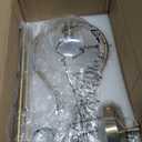 AUTELO Gold Pendant Lights Kitchen Island, 1-Light Hanging Lamp in Brushed Gold Finish with Clear Globe Glass, Mid Century Pendant Lights Kitchen Island, Gold Hanging Lights for Kitchen H9377 CLBG