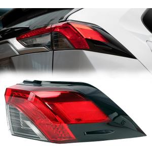 Rear LED Tail Light Assembly, for Toyota RAV4 2019 2020 2021 2022 2023, Right Passenger Side Outer Brake Tail Lamp Replace# 81550-0R090, TO2805148