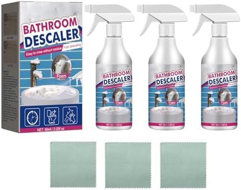 VIED Bathroom Descaler Cleaner, Bathroom Descaler Stubborn Stains Cleaner, Bathroom Descaler Foam Cleaner (3)