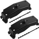 Civaner 2 Sets Blade Guard Protector Heavy Duty Plastic Ice Auger Protector with Secure Holding Strap Optimized Depth Design for Blade Storage & Protection Ice Fishing Accessories