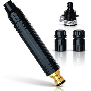 Home High-Pressure Car Wash Water Gun with Booster Nozzle, 2026 Upgraded Hydro Jet Nozzle Pressure Washer Tools, Adjustable Jet Spray Pattern for for Garden Patio Car Pet Window