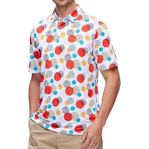 Golf Polo Shirts for Men Short Sleeve Wrinkle Free 4 Way Stretch Moisture Wicking Performance Collared T-shirts XL