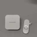 AIDA Lighted Wireless Doorbell for Home, Waterproof Battery Doorbell Wireless 1,000ft Range, 5 Volume Levels with 58 Chimes & LED Flash on Receiver (White, 1 Button & 1 Receiver)