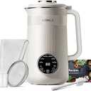 KIDISLE 8 in 1 Nut Milk Maker Blender, 32oz Homemade Soy, Almond, Oat, Coconut, Plant Based and Non Dairy Beverages, Automatic Soybean Machine With Delay Start/Keep Warm/Boil Water, Cream