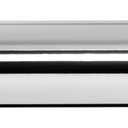 Ivilon Window Curtain Rod Decorative End Cap Design, 1 Inch Rod, 120 to 240 Inch. Chrome