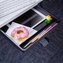 Officemate Large Self-Adhesive Under Desk Drawer, Black, 12.5" x 10.75" x 1.875" (22552)