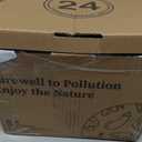 Homienly Premium Wheat Straw Dinnerware Sets - 24 PCS Dinner Plates,Plates,Cereal Bowls,Drinking Cups,Lightweight & Unbreakable Dishes Sets for 6,Dishwasher & Microwave Safe for Home - White