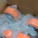 4"x2" Heavy Duty Casters - Industrial Casters Set of 4, Polyurethane Wheel Capacity up to 2500 lbs, Swivel Caster Use for Workbenches, Platform Truck, Dollies Cart(2 Brake & 2 Rigid)