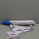 Kidsthrill Airplane Toy with Bump & Go, Flashing Lights & Sounds  For Boys & Girls Age 312