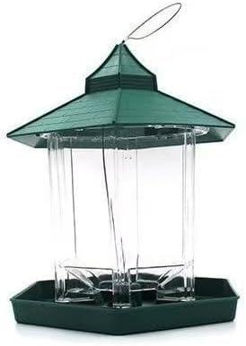 Bird Feeder Outdoor Design, Garden Wildlife Watching (Olive Green)