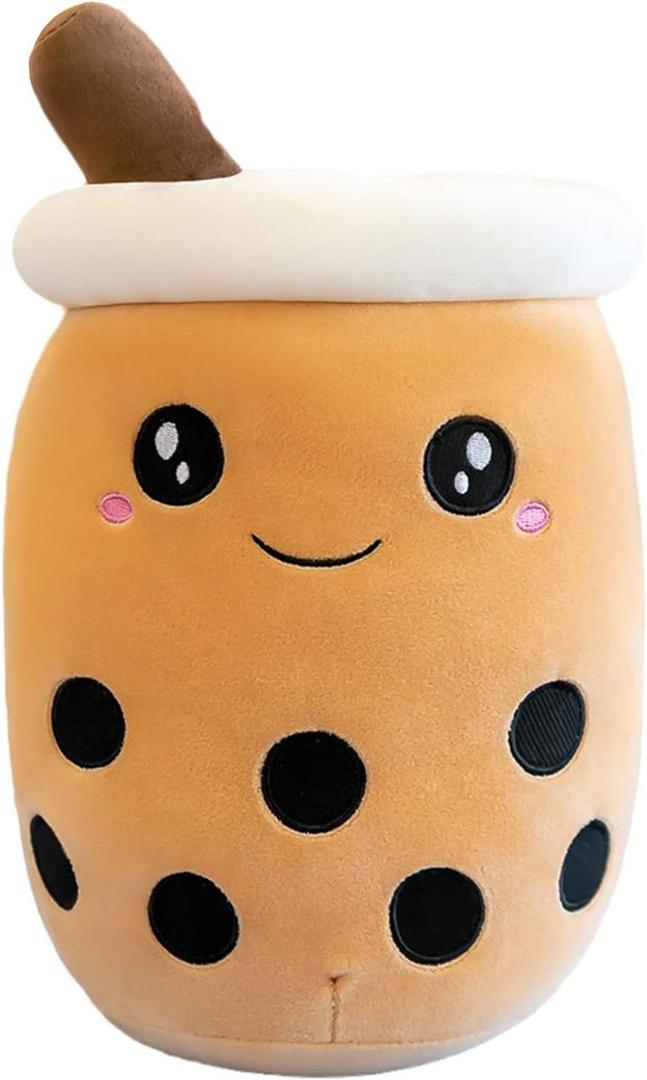 Cute Boba Tea Plush Stuffed Animal 14 Inch Bubble Tea Kawaii Plushies Cartoon Soft Milk Tea Cup Cuddly Pillow Home Hugging Birthday Gift for Children Kids Boys Girl Room Decor Bedtime, 14Inches (14"(36CM), Boba Tea)