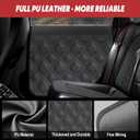 Surfcabin Dog Car Door Protector 20% Larger Design for Sedans, Family Cars and Small SUVS, 2 Packs Thickened PU Material Waterproof Door Panel Covers, Protects Doors from Dog Scratching