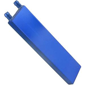 Aluminum Water Cooling Block for CPU Graphics Radiator Heatsink 41.5X 162X12mm Blue