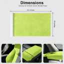 Suede Fabric Wrap - Self Adhesive Film Sticker 16 x 55 Inches Silky Decal Sheet for Car Interior Furniture Upholstery DIY Elastic Stretch Peel and Stick Lime